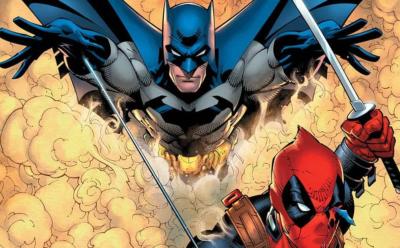 Batman and Deadpool in new comic cover