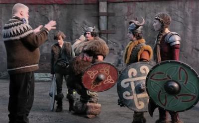 Director Dean DeBlois talking to The Cast of How To Train Your Dragon