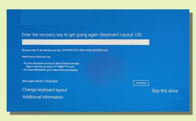 Bypass BitLocker Recovery Key on Window 11