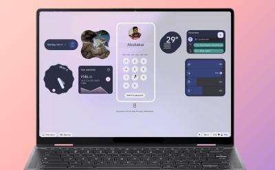 ChromeOS widgets on lockscreen