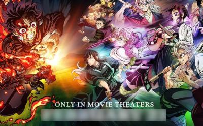 demon slayer to the hashira training movie poster