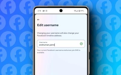 Facebook Username Change