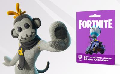 Fortnite Gift Card and a free skin