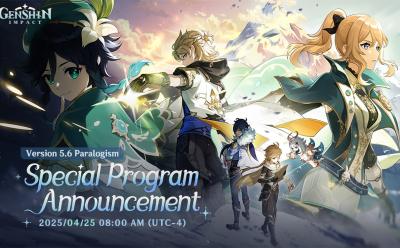 Genshin Impact 5.6 Livestream date and time