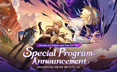 Genshin Impact 5.7 Livestream date and time