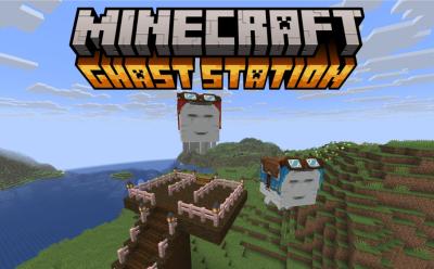 GHAST STATIONS IN MINECRAFT