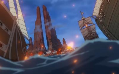 God Valley Island in One Piece anime