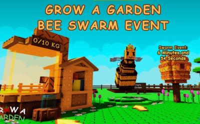 grow a garden bee swarm event