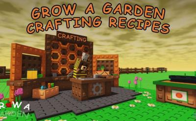 Grow a Garden Crafting Recipes table