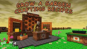 All Seed and Gear Crafting Recipes in Grow a Garden Roblox