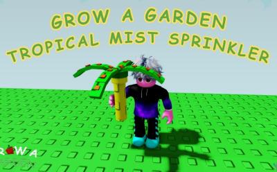 Grow a Garden Tropical Mist Sprinkler in hand