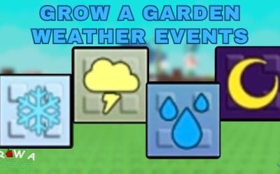 grow a garden weather events