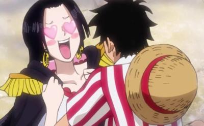 Boa Hancock in love with Luffy