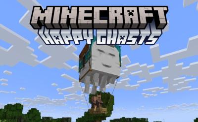 Happy Ghasts in Minecraft