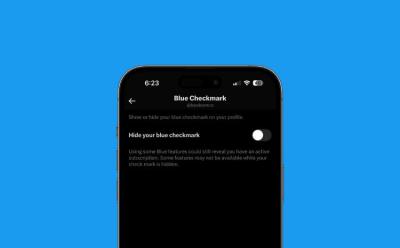 hide Blue Tick on Twitter