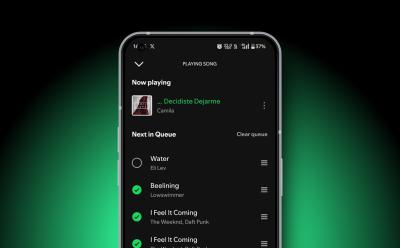 How to clear queue on Spotify
