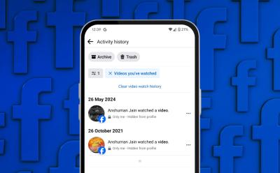 How to Delete Facebook Watch History