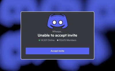 How to Fix Discord "Unable To Accept Invite" Error