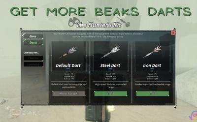how to get more beaks darts