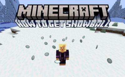How to Get Snowballs in Minecraft