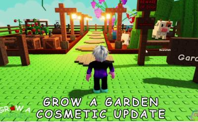 how to place cosmetic items in grow a garden