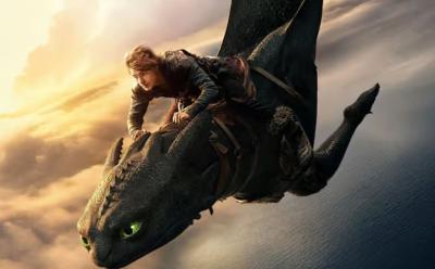 Hiccup and Toothless in How to Train Your Dragon