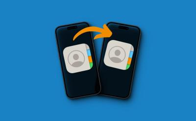 How to transfer contacts from iPhone to iPhone
