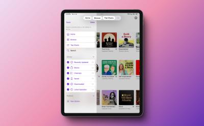iPad Floating Side Bar