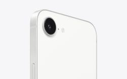 close up shot of the iPhone 16e camera in Apple's product image