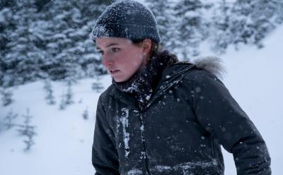 Kaitlin Dever as Abby in Jackson Town snow region