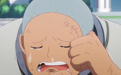Kid Kuma crying in One Piece