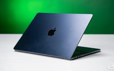 MacBook Air Top panel with Lid opened