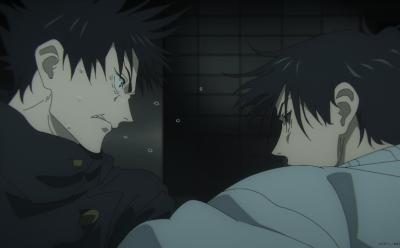 Megumi and Toji in anime