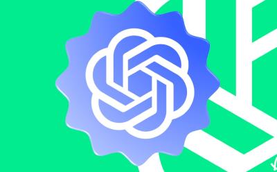 openai icon in a green background