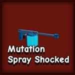 Shocked spray