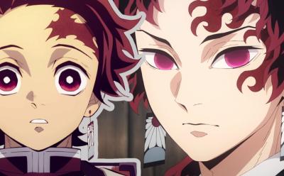 Tanjiro and Yoriichi in Demon Slayer