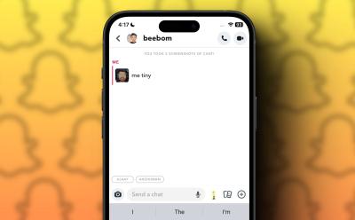 Tiny Snaps Snapchat Cover