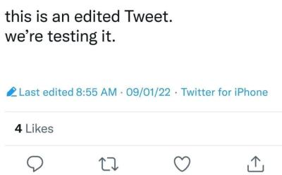 twitter edit option test