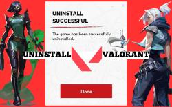 Valorant Uninstall prompt in game with two agents
