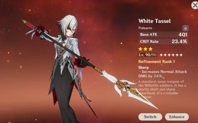 White Tassel Genshin Impact