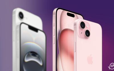 product images of blurred iPhone 16e and iPhone 15 unblurred