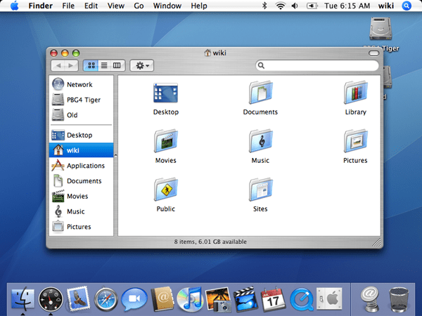 Mac OS X 10.4 Tiger