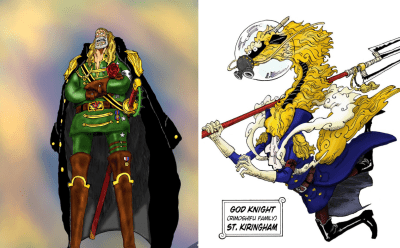 Saint Sommers and Killingham's introduction in One Piece.
